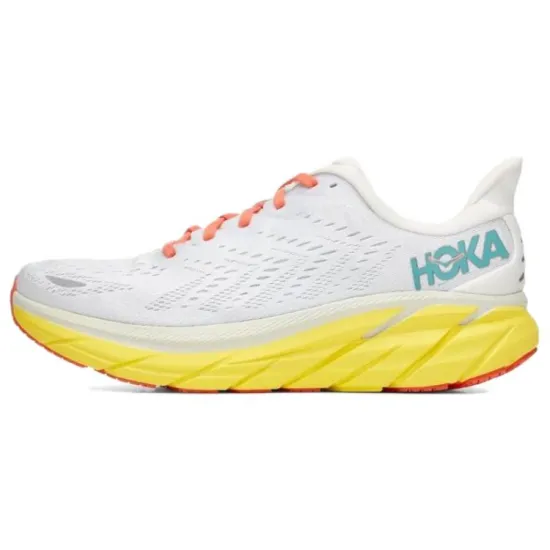 HOKA ONE ONE Clifton 8 Blanc De Blanc Illuminating Yellow
