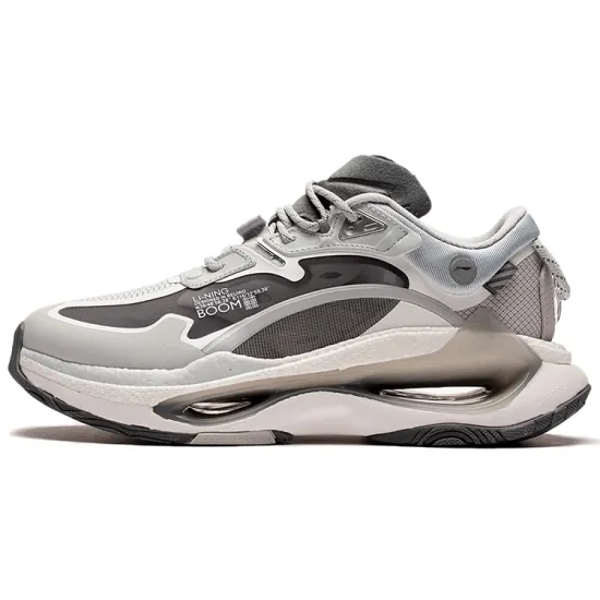 LiNing Exceed Infinity Casual Shoes Men Low-Top Glacier Gray/Iron Asphalt Gray