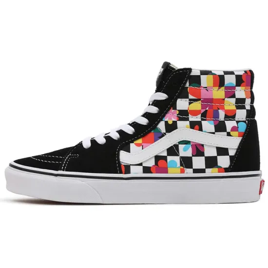 Vans Sk8-Hi "Floral Checkerboard" Sneakers