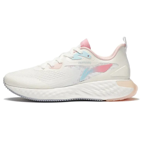 LINING Running Shoes Women's Low-Top Mist White/Pink Blue