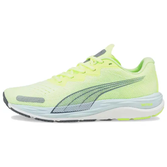 PUMA Velocity Nitro 2 Running Shoes Men Low-top Fluorescent Yellow-blue