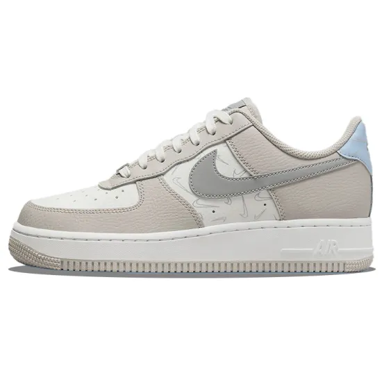 Nike Air Force 1 Low '07 Reflective Mini Swoosh Grey Women's