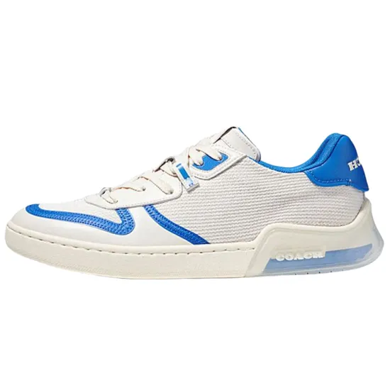 COACH CitySole Skateboard Shoes Men Low-Top White Blue
