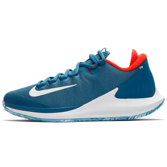 Nike Air Zoom Zero Tennis Shoes Women's Low-top White/Royal Blue/Fern Green