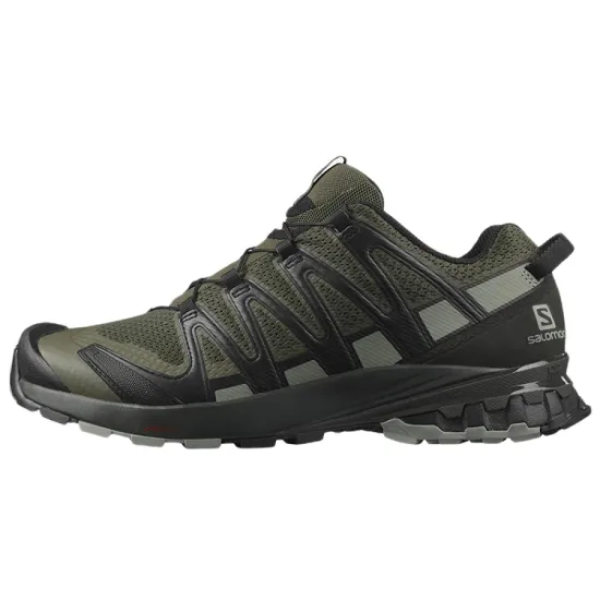 SALOMON XA Pro 3D V8 Running Shoes Men Low-top Black/Green