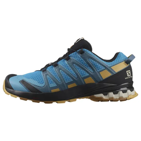 SALOMON XA Pro 3D V8 Running Shoes Men Low-Top Blue Black