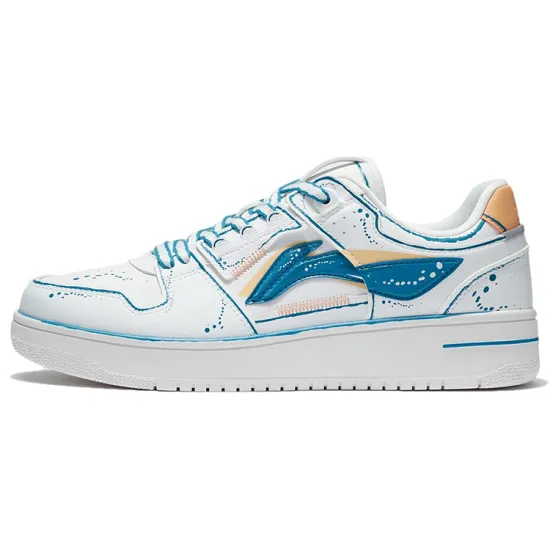 LINING Tianji Skate Shoes 'White Blue'