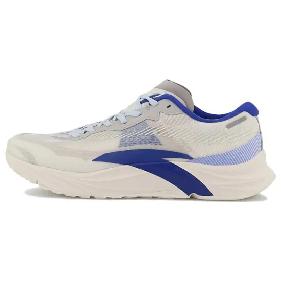 ANTA Asphalt Road Fighter 1.0 Running Shoes Men Low-Top Ivory White/Light Gray/Royal Blue