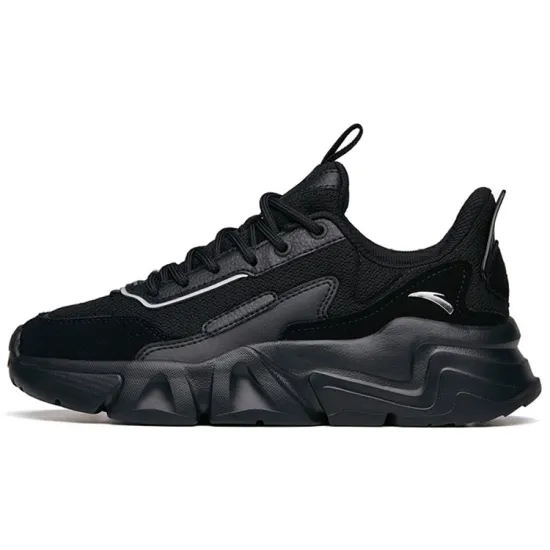 Anta Life Collection Low Top Casual Shoes Women's Black Silver
