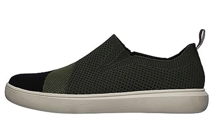 Skechers Casual Shoes Men's Low Top Army Green/Black