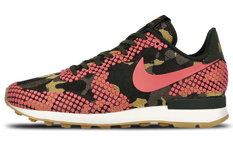 Nike Internationalist Casual Shoes Women's Low Top Black/Brown/Pink