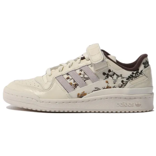 Adidas Originals Forum Low 'Creamwhite Light Purple Dark Green'