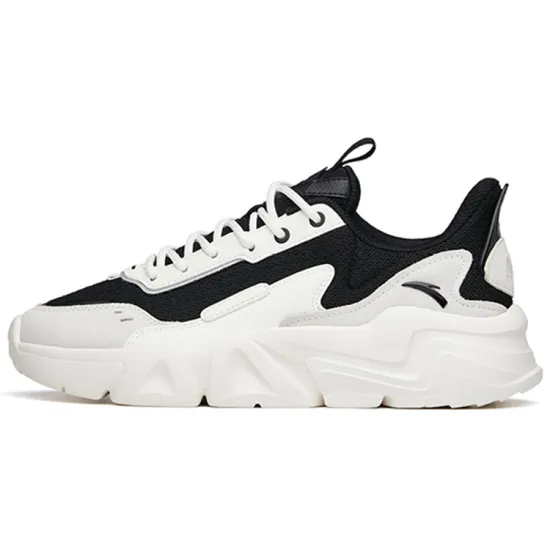 ANTA Life Collection Casual Shoes Men Low-Top Ivory White Black