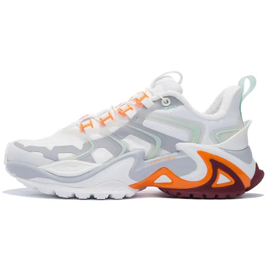 LiNing Casual Shoes Women's Low-Top Mist White/Glacier Gray