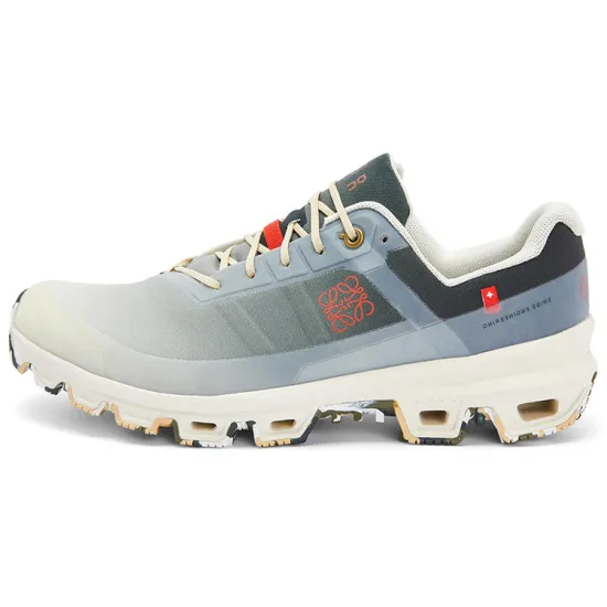 On X LOEWE Cloudventure Casual Shoes Unisex Low-Top Gray White