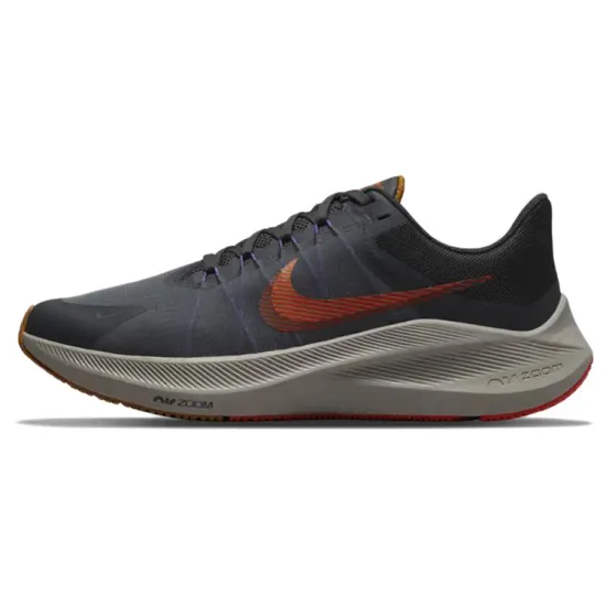 Nike Zoom Winflo 8 Running Shoes Men Low-top Black/Orange