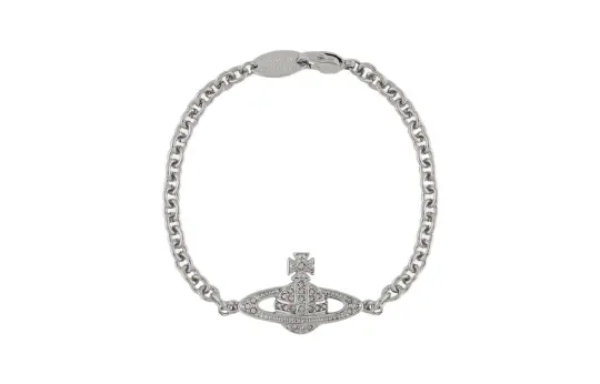 Vivienne Westwood Street Style Chain Logo Bracelet