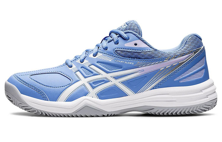 Asics Court Slide 2 Low top Tennis Shoes Women's Blue White