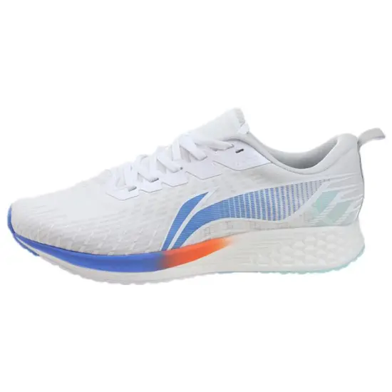 LINING Red Hare 4 Running Shoes Men Low-Top White Blue