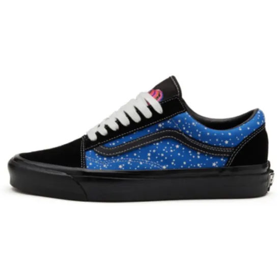 Vans Old Skool Skateboarding Shoes Unisex Low-top Black/Blue/White/Red