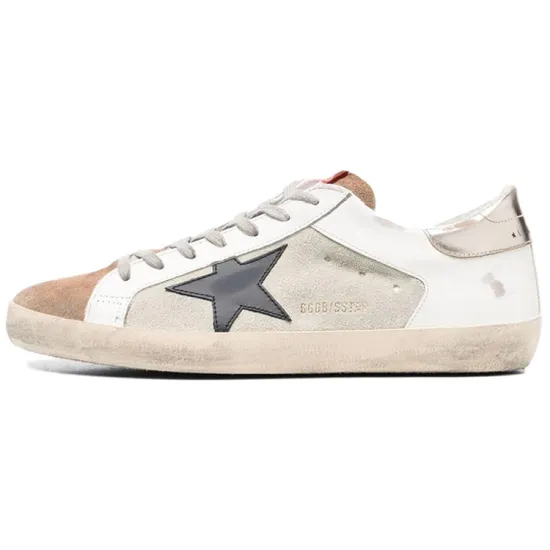 Golden Goose Super-Star White Silver Cream