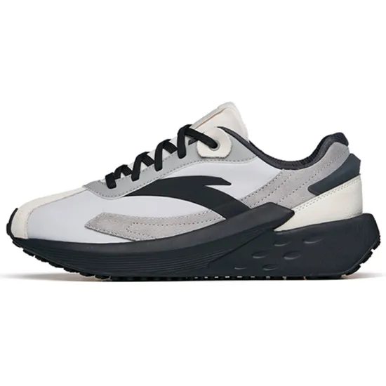 Anta Icing Anti Slip Wear Resistant Low Top Sports Casual Shoes Men's Gray Black