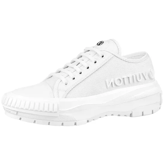 LOUIS VUITTON Squad Trainers 'White With Brown' Women's