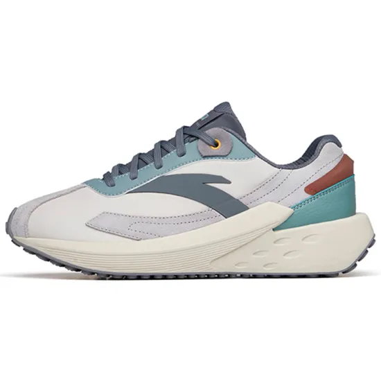 ANTA Icing Casual Shoes Men Low-Top Muddy Sand Gray/Dark Gray/Cloudy Gray/Sandstorm Gray
