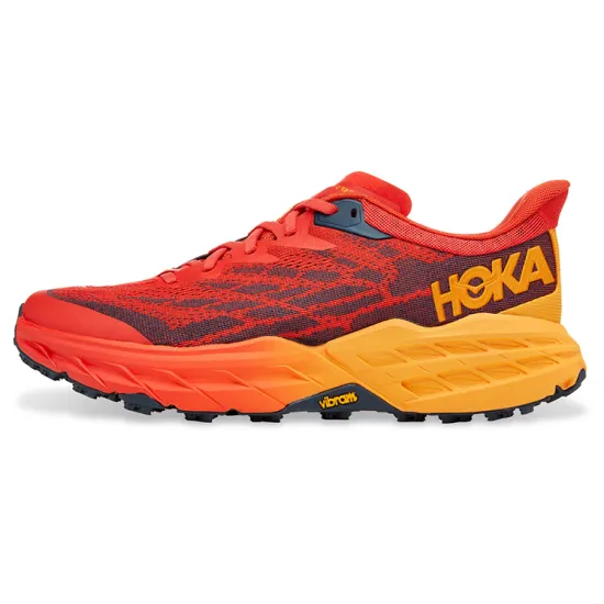 HOKA ONE ONE Speedgoat 5 Fiesta Red Radiant Yellow