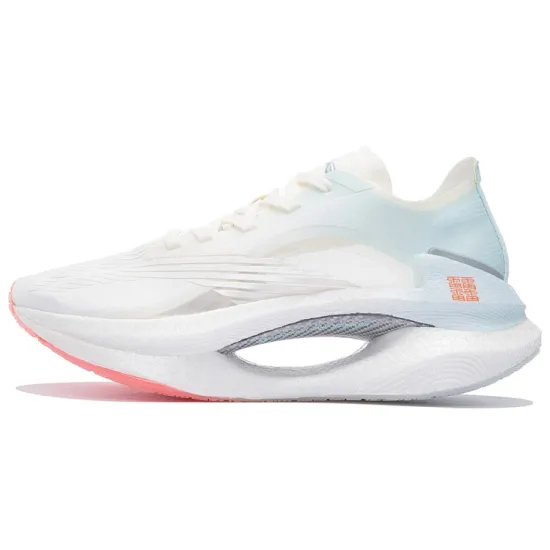 LINING Absolute Phantom 1.0 Running Shoes Women's Low-Top Standard White/Aqua Blue
