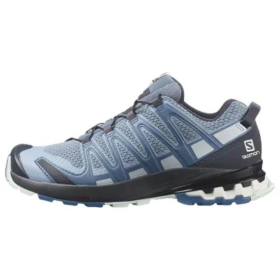 SALOMON XA Pro 3D V8 Running Shoes Women's Low-top Gray Blue/black