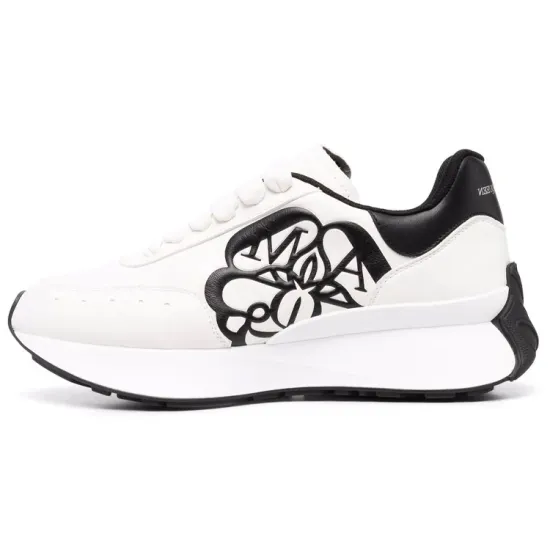Alexander McQueen Sprint Runner Beige Black Women's
