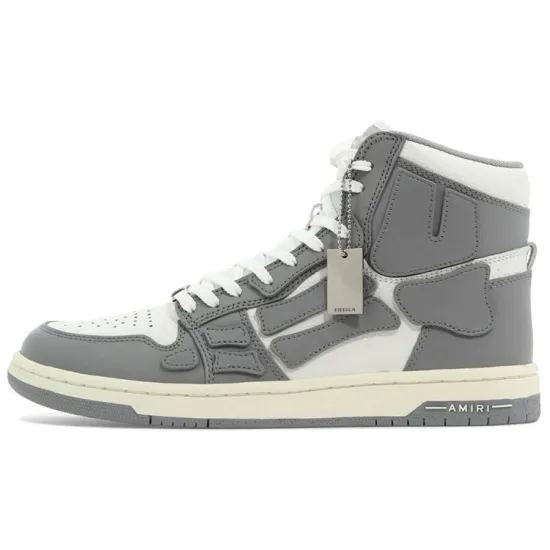 AMIRI Skel Top Hi Grey White