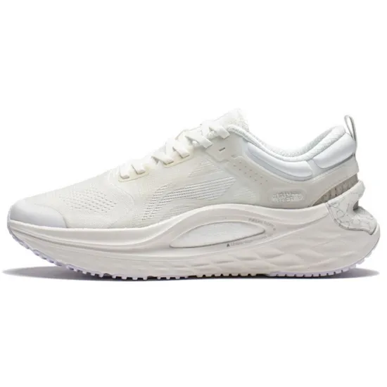 LiNing Furious Rider 6.0 Cushioning Anti-Slip And Wear-Resistant Low-Top Running Shoes Men's Mist White