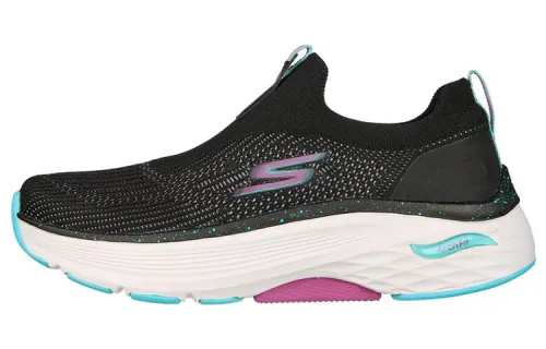 Skechers Max Cushioning Casual Shoes Women's Low Top Black/Blue