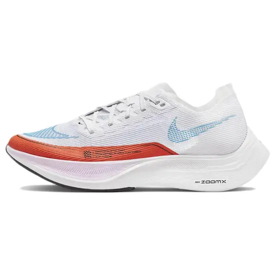 Nike ZoomX Vaporfly Next% 2 White Laser Blue Rush Orange