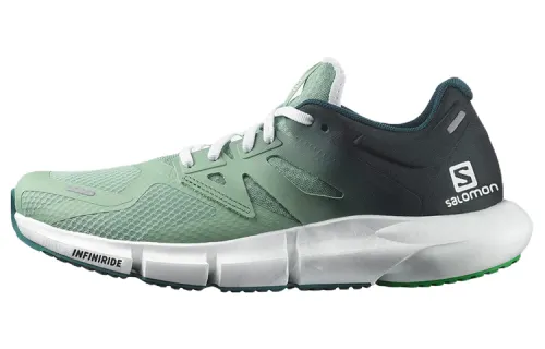 SALOMON Predict 2 Comfortable Fabric Abrasion Resistant Low top Running Shoes Men's Black Green Gradient