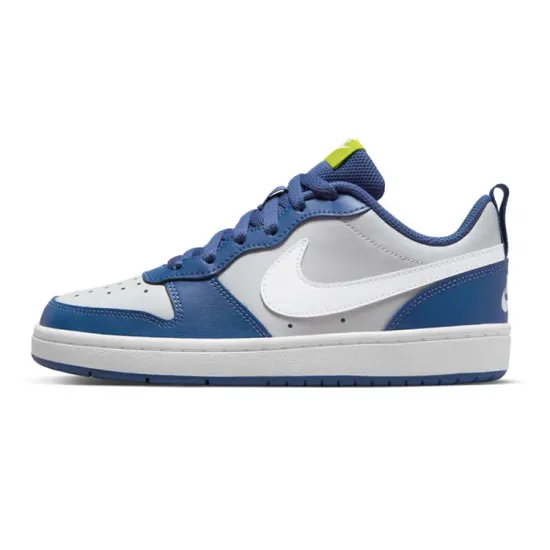Nike Court Borough Low Grey Fog Mystic Navy GS