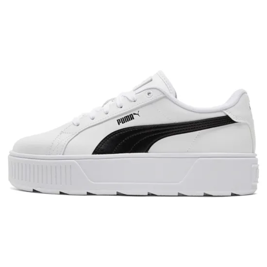 Puma Women's Karmen Leather 'White Black'