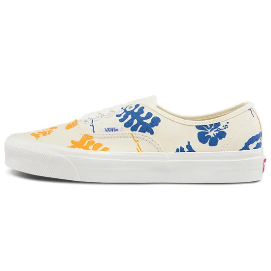 Vans Authentic Skateboarding Shoes Unisex Low-top White/Blue/Yellow/Red/Green