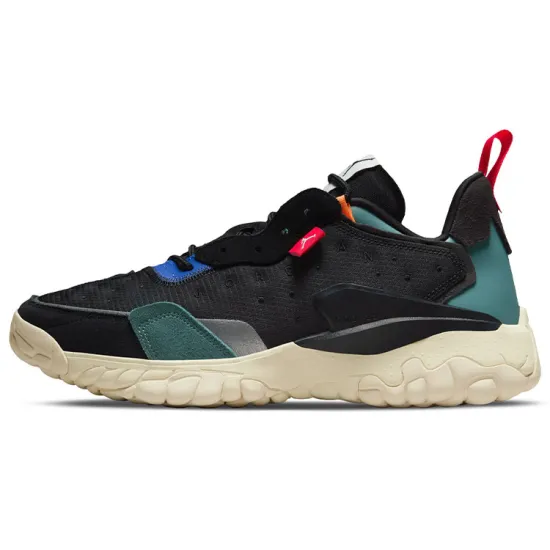 JORDAN Delta 2 Black University Red Mineral Slate