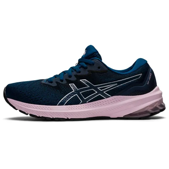 Asics Women's GT 1000 11 Wide 'Mako Blue Barely Rose'