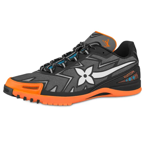 LOUIS VUITTON Lv Sprint Sneakers 'Grey Orange'