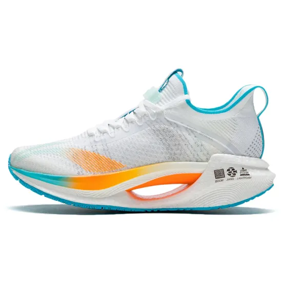 LINING Jueying Essential Running Shoes Men Low-Top Standard White/Light Aqua Blue