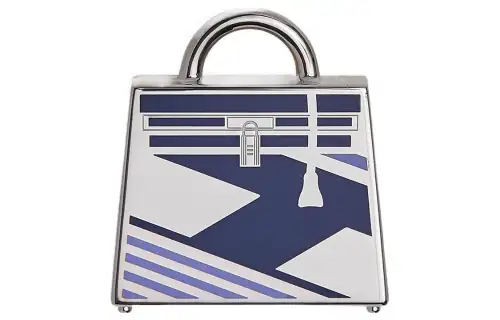 HERMES Kelly Charms Unisex Dark Purple