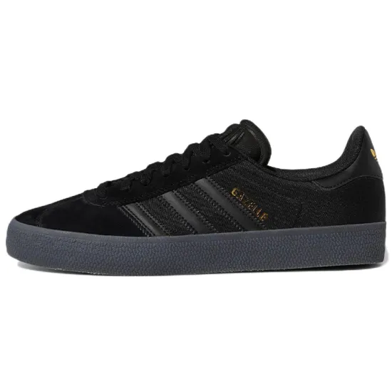 Adidas Gazelle ADV Black Gold Metallic
