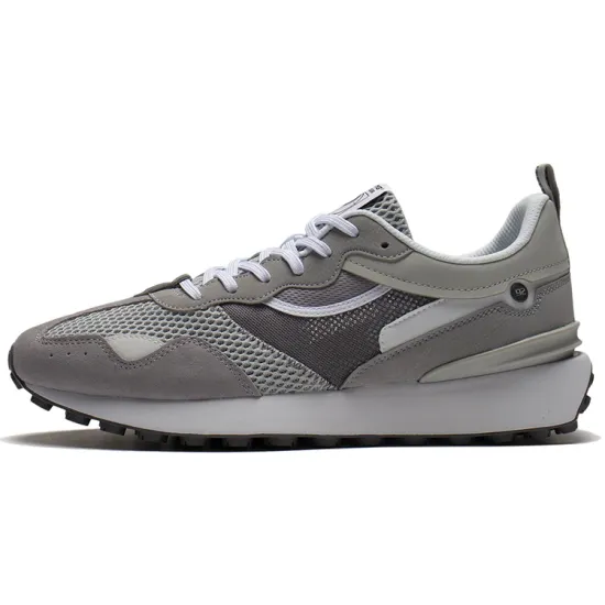 LINING Fangyuan Classic Casual Shoes Men Low-Top Snowy Gray/Coin Gray/Standard White