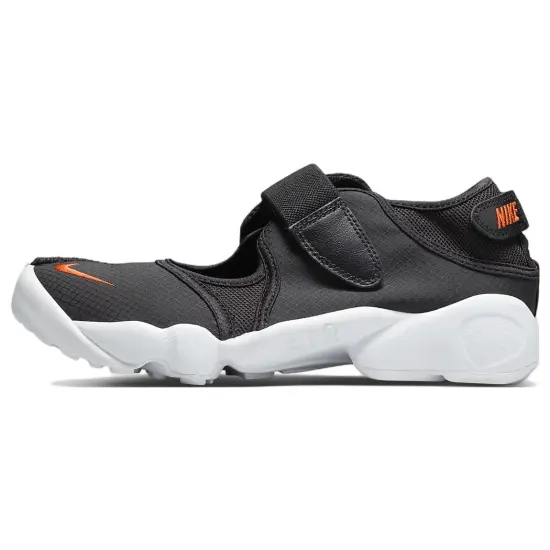 Nike Air Rift Breathe Black Rush Orange Women's