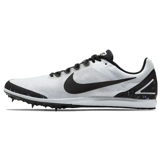 Nike Zoom Rival D 10 Running Shoes Unisex Low-top White-gold/misty Indigo/black