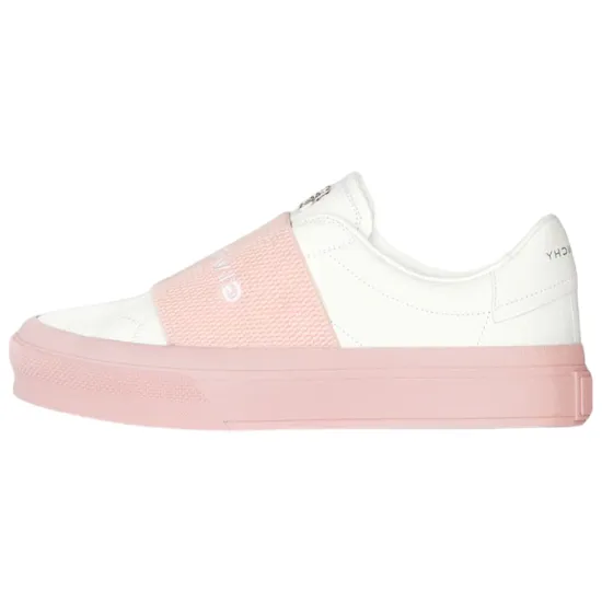 Givenchy Women's City Court Webbing 'White Pink'